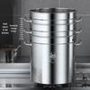 Extra Thick 304 Stainless Steel Commercial Soup Pot with Lid