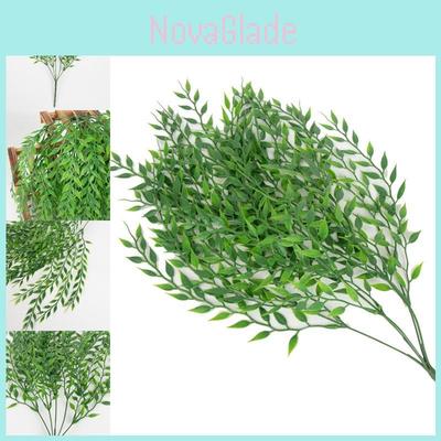 Realistic Hanging Weeping Willow Fake Green Ivy Vines 52 Cm For Party Decor