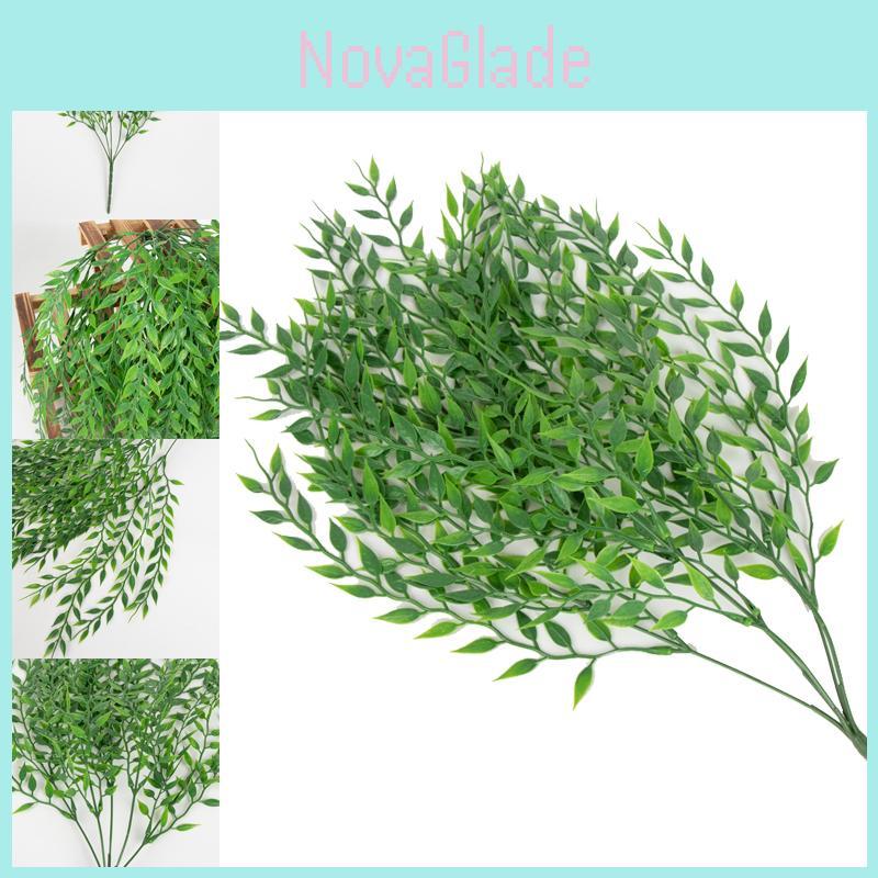 52 cm künstliche Trauerweide hängende grüne Efeu-Ranken für elegante Heimdekoration