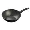 Ballarini Vipiteno Wok, 28cm, Made In Italy, Wok, Stir-frying Pan, Induction and Gas Compatible, Nero Light Coating, [Official Japanese Product] Z1023