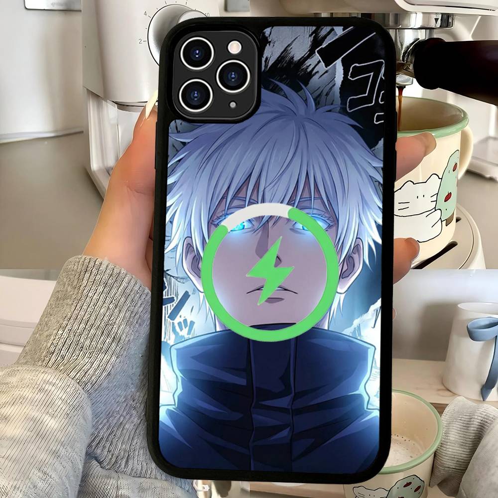 

Supernatural Anime Jujutsu Kaisen For Magsafe Case For IPhone 17 16 Pro Max 15 14 Plus 13 12 11 Wireless Charging Phone Cover iPhone 14pro max