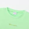 Champion Long Sleeve Crew Neck Sweatshirt with Script Loose Light Green Kids' Logo, Fit, (CK-Z003)