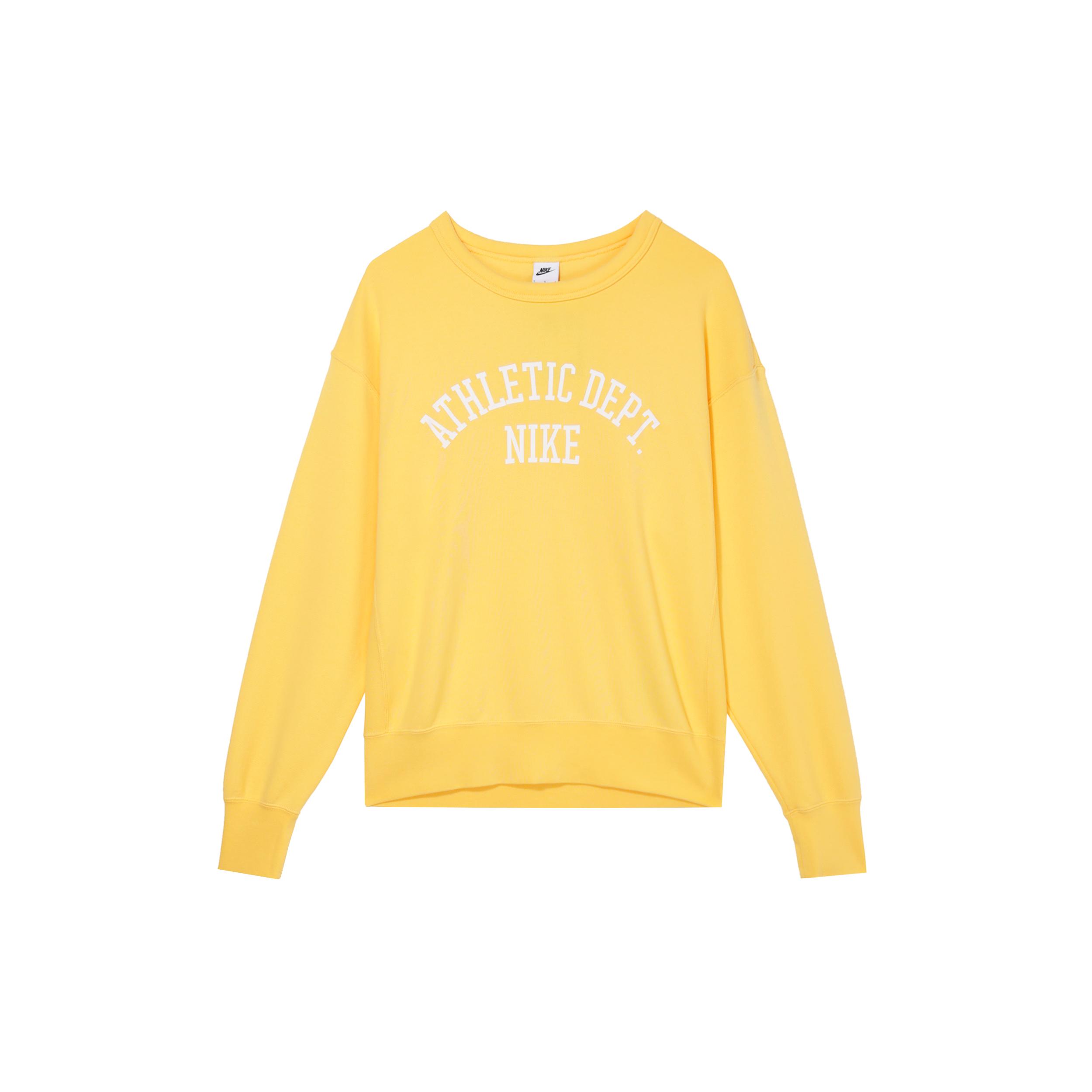 

New Nike Sweatshirts Men s Bright Yellow Jade Color DX0026-795 S