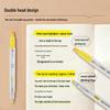 TOME Dual-Head Fluorescent Highlighters for Colorful Planning and Decoration