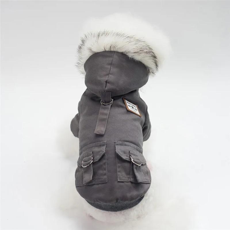 Warm Pet Dog Clothes Thicken Winter Coat Puppy Cat England Grid Jackets Overalls For Dogs Vest Chihuahua Clothing Pets Products
