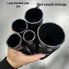 Aquarium Drain Kit: Corrugated Soft Hose with Upper & Lower Pipes, Extension, Filter Box, and Turnover Box