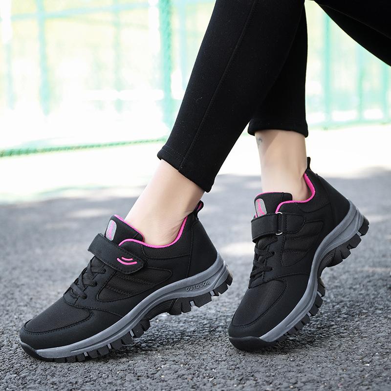 Pantofi de toamnă unisex cu talpă moale, antiderapantă, pentru vârstnici și persoane de vârstă mijlocie, pantofi de mers pe jos, ușori, casual, pantofi pentru mame, pantofi sănătoși