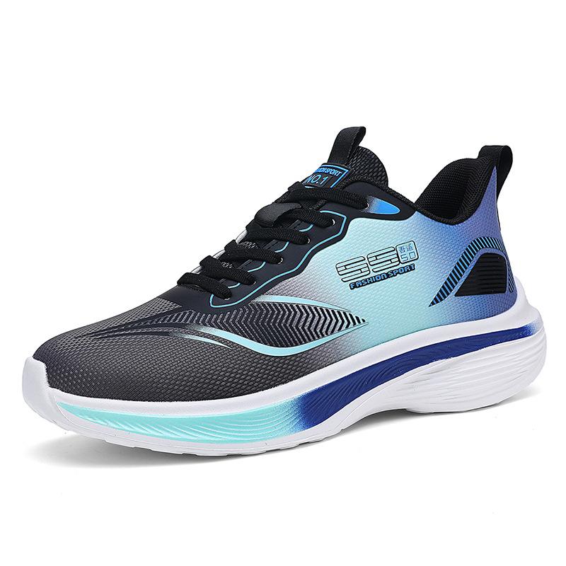 Autumn and Winter Large Size New Foreign Trade Sports Shoes Men's Red Rabbit Casual Running Shoes Lightweight Mesh Casual Shoes