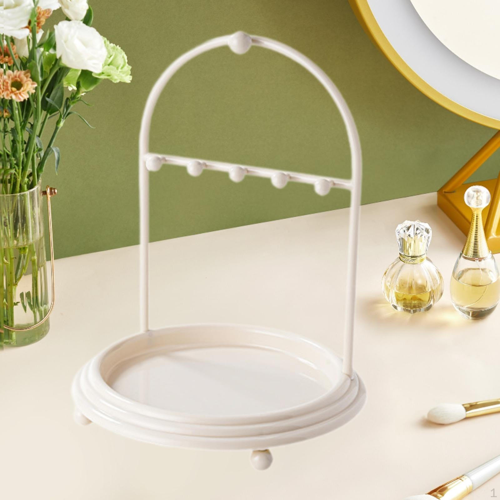 

Органайзер для ювелирных изделий, держатель для сережек, ожерелий, шикарная витрина с подносом для колец