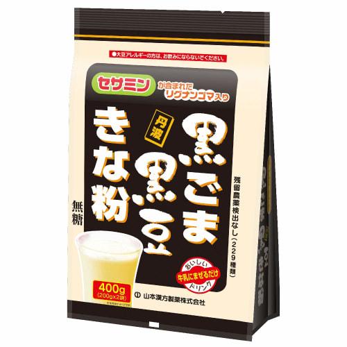 

Yamamoto Kanpo Pharmaceutical Black Sesame and Black Bean Soybean Flour 400g