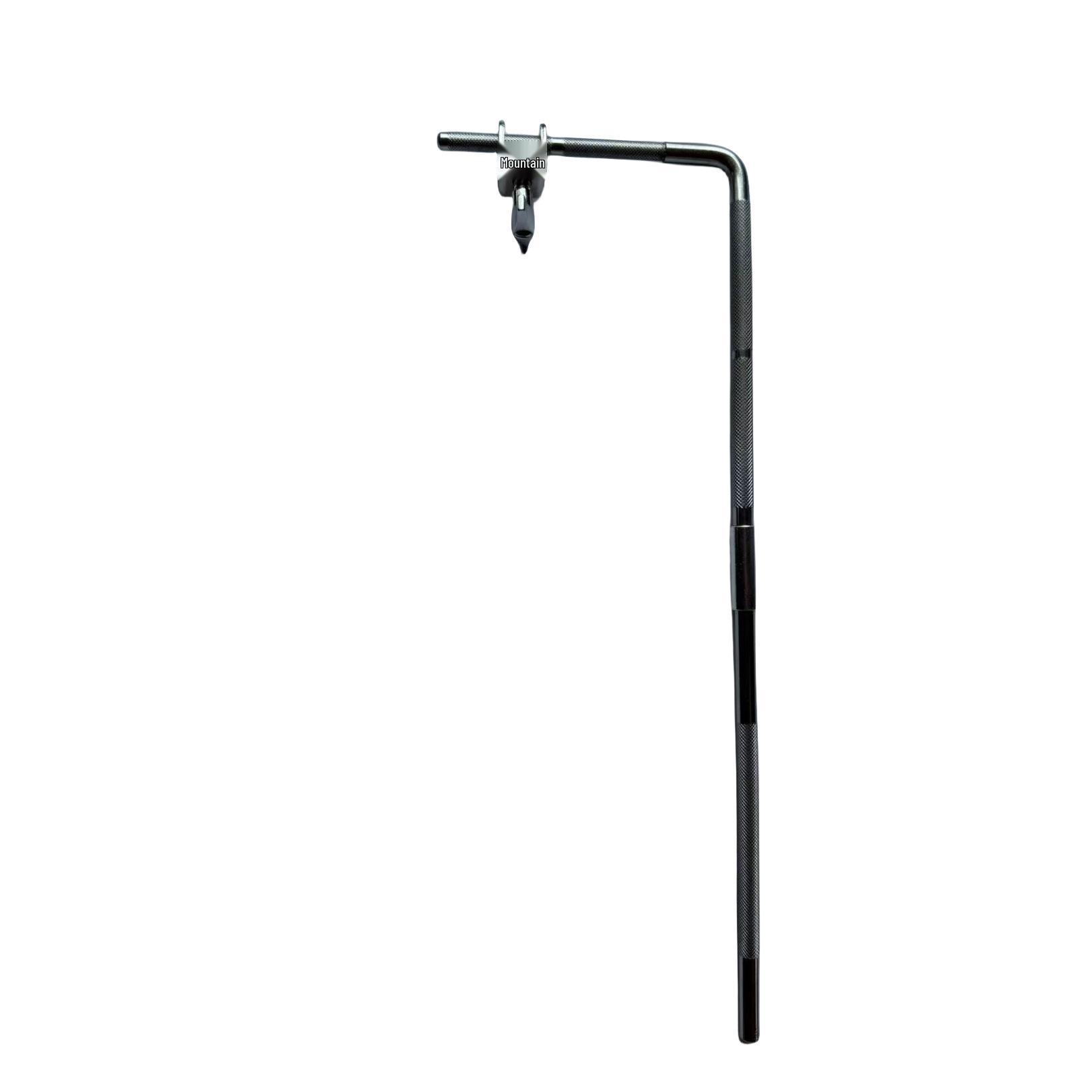 Marching Band Percussion Stand: Drum, Cowbell, Woodblock, Snare Drum Clip Extended L rod (no lock)