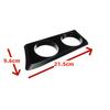 (LHD) For BMW 1 Series E81 E82 E87 E88 Glossy Black Carbon Look Car Drink Cup Holder Water Beverage Holder
