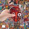 50 Picasso Style Graffiti Stickers Car Mobile Phone Suitcase Decoration Stickers Waterproof Creative Stationery Stickers
