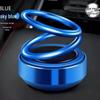 Solar-Powered Rotating Car Perfume with Double Ring Design