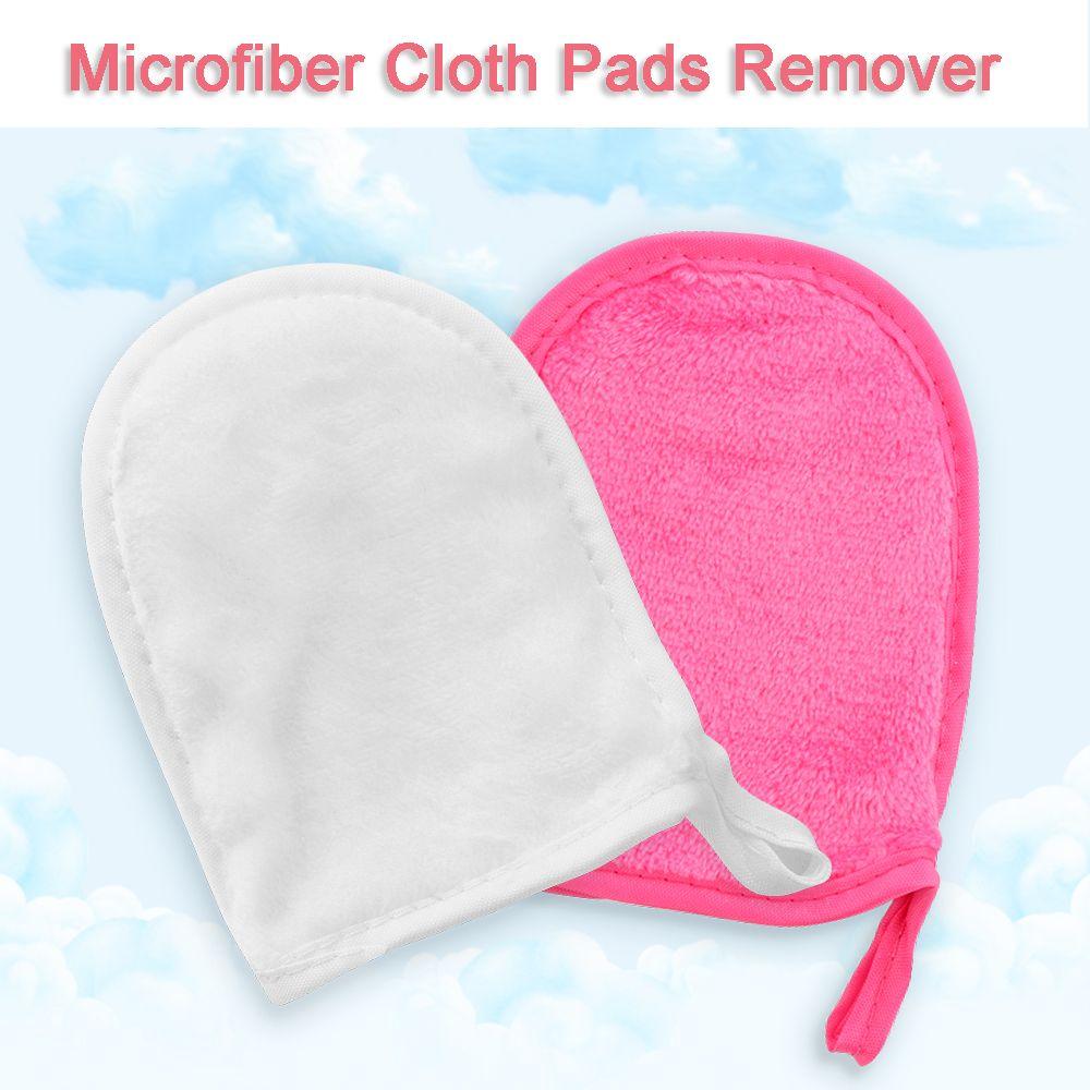 Health care Reusable Cosmetic Puff Cleaning Glove Microfiber Facial Cloth Face Towel Makeup Remover