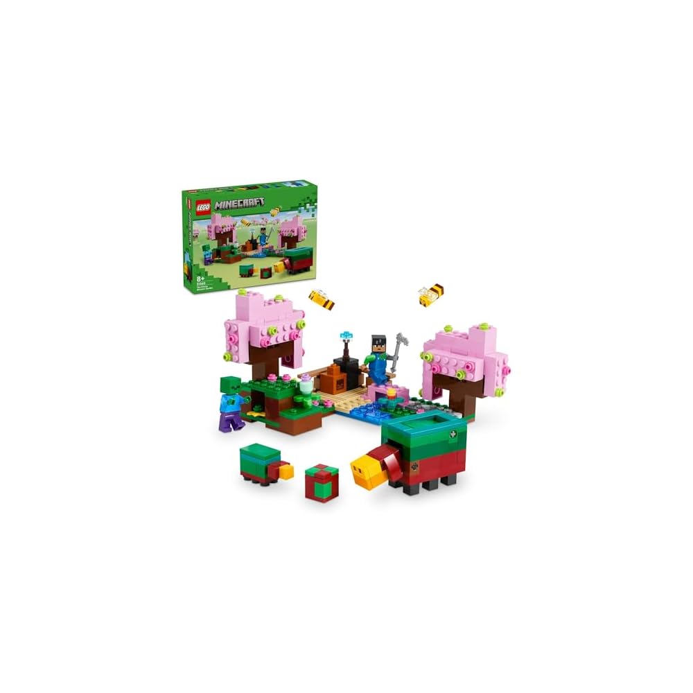 

LEGO Minecraft Sakura Garden Building Set 21260 for Kids Age 8-10, Creative Toy Blocks