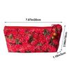 Zipper Design Pencil Case Large Capacity Makeup Pouch Trendy Pen Bag  Gift