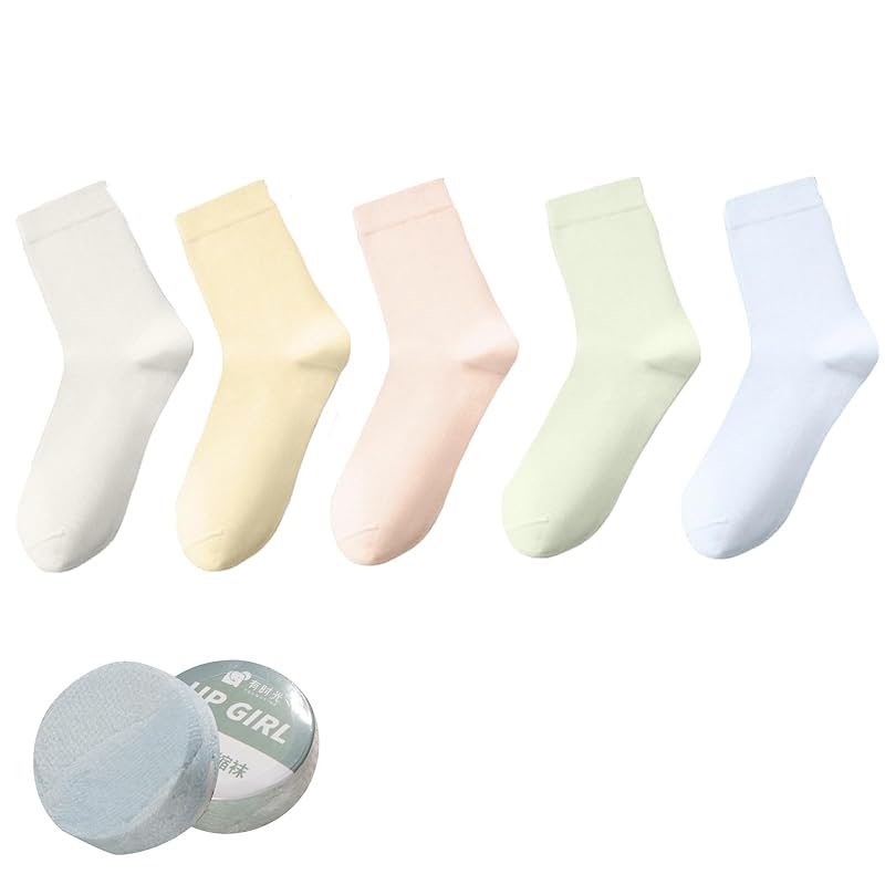 

[RONGUI] disposable socks compression ladies 10 20 pair set trip Disaster prevention goods disposable socks (20 pairs in 5 colors/lower calf)