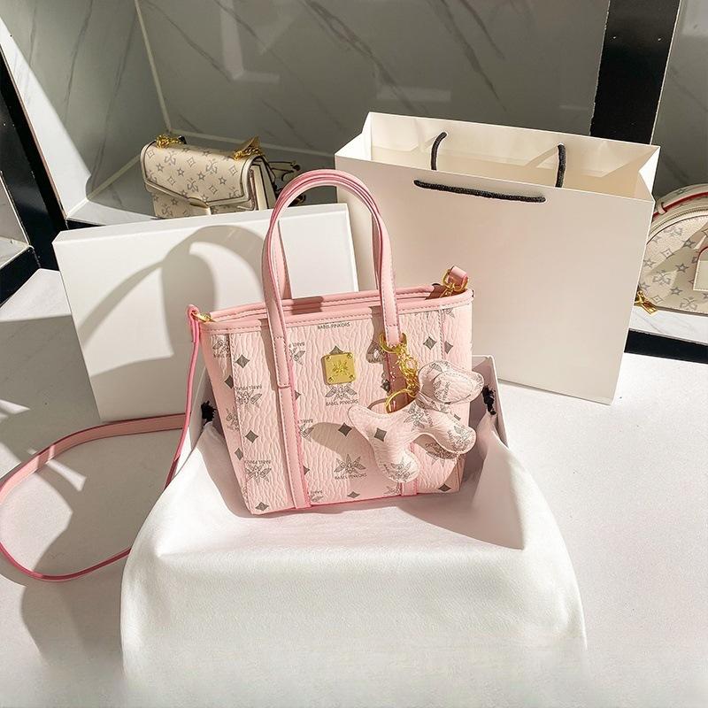 ZR Casual Cross-body Bucket Women s Bag Printed Tote Premium Texture Handbag Shoulder