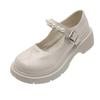 Women S Beaded Strap Thick Sole Mary Jane Shoes