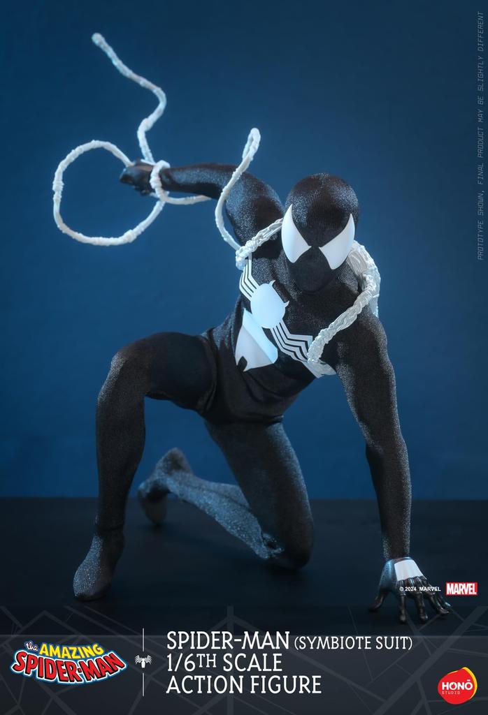 Honoo Studio Marvel Comics Scale Figure Spider-Man (Symbiote Suit) 1/6