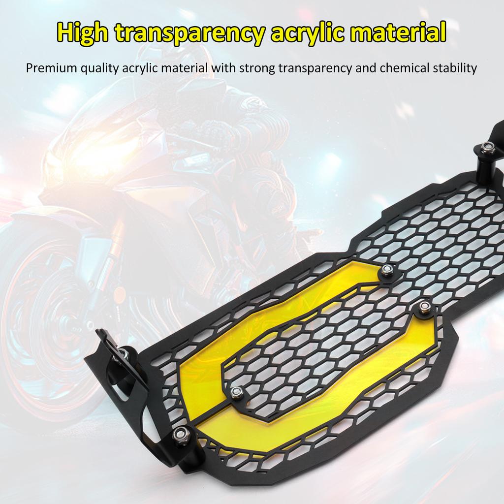Motorcycle Lampshade Motorcycle Headlight Cover Grille Guard Replacemet for BMW F650GS (twin Cyl.)