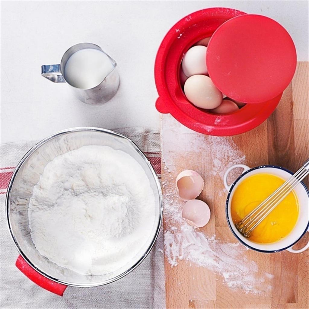 Stainless Steel Mixing Bowl Set with Graters, Lid and Non-slip Silicone Bottom, Multi-purpose Kitchen Prep Bowls for Baking Cooking Salad Dough Mixing
