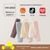 Double-sided Fleece Winter Thick Knee-High Socks - Unisex Baby & Children, Pure Color, Infant Knee Protector
