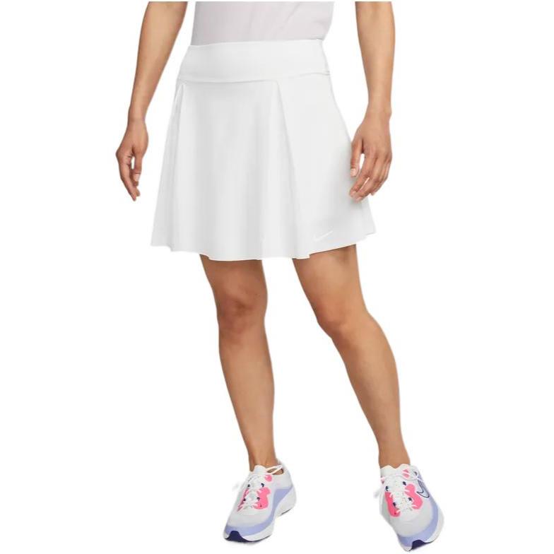 Nike Dri-Fit Buzunar Lateral Uni Pantaloni Scurți Încorporați Fustă Sport Casual Confortabilă Fuste Femei Alb DD0351-100