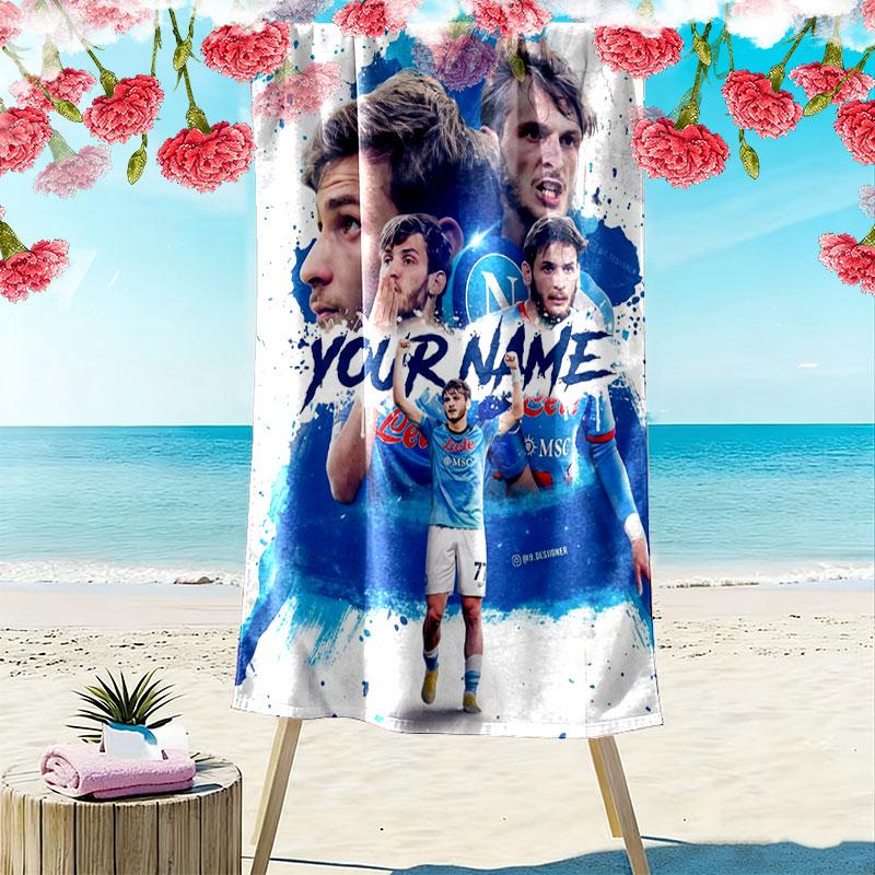 Custom Ssc Print Beach Towel, Large Soft Quick Dry Towel for Beach Camping Swimming