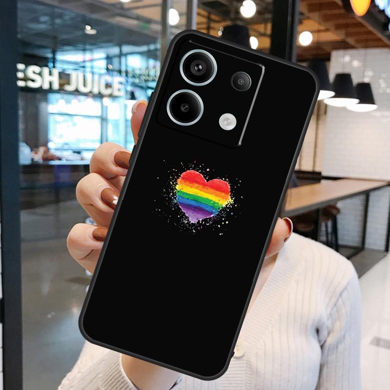 Gay Pride Rainbow Flag Case For Xiaomi Redmi Note 14 Pro 10 11 12 13 15 Pro Plus Redmi 15 10C 12C 13C 14C 15C Cover