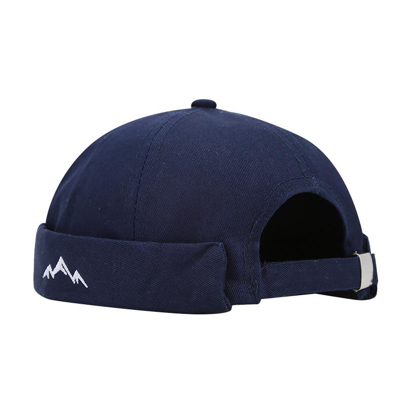 Hats Women's Fashion Spring Retro Brimless Melon Skin Hat Korean Version Versatile Landlord Hat Men's Street Hip-hop Yuppie Hat