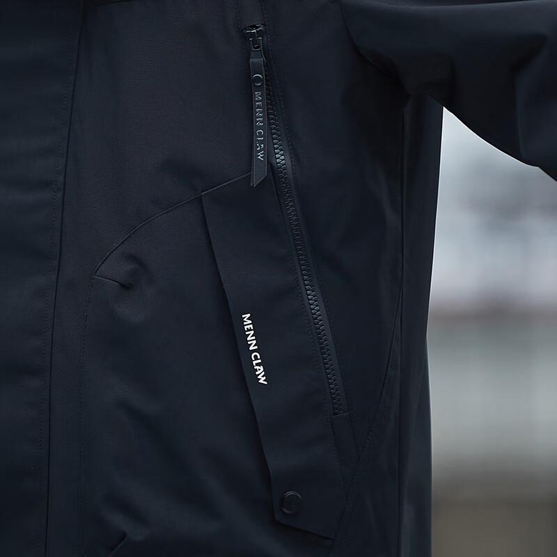 JEEP SPIRIT Men's Outdoor Hooded Windproof Waterproof Jacket