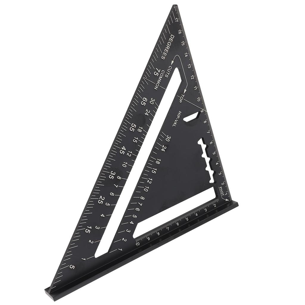 Protractor d'angle pour toiture 7 pouces Alliage d'aluminium Oxydation noire  (  )