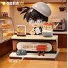 New Keeppley Building Blocks Detective Conan Series Coffee Shop Assembly 5-Piece Set Model Collection Accessories Toys Gifts