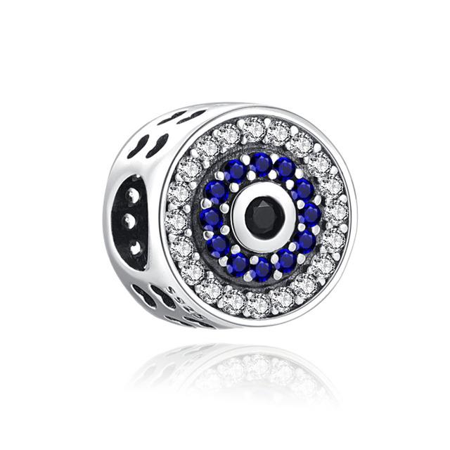 New Blue Snowflake Starfish Teapot Bow Safety Fine Bead Fit Original Charms 925 Sterling Silver Bracelet Jewelry F095