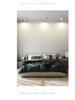 Double-Head GX53 LED Surface-Mounted Downlight, No-Hole, Square Gimbal, Four-Head Ceiling Light for Living Rooms