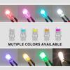 10x High Quality Led T10 W5W Sapphire Cob Car Light Original Auto License Plate Motor Wedge Door Reading Trunk Lamp Bulb 12V