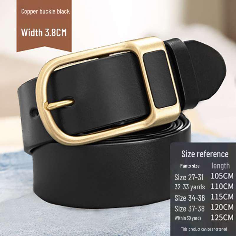 

Мужской повседневный ремень с вращающейся пряжкой - Универсальный и модный корейский стиль 130cm