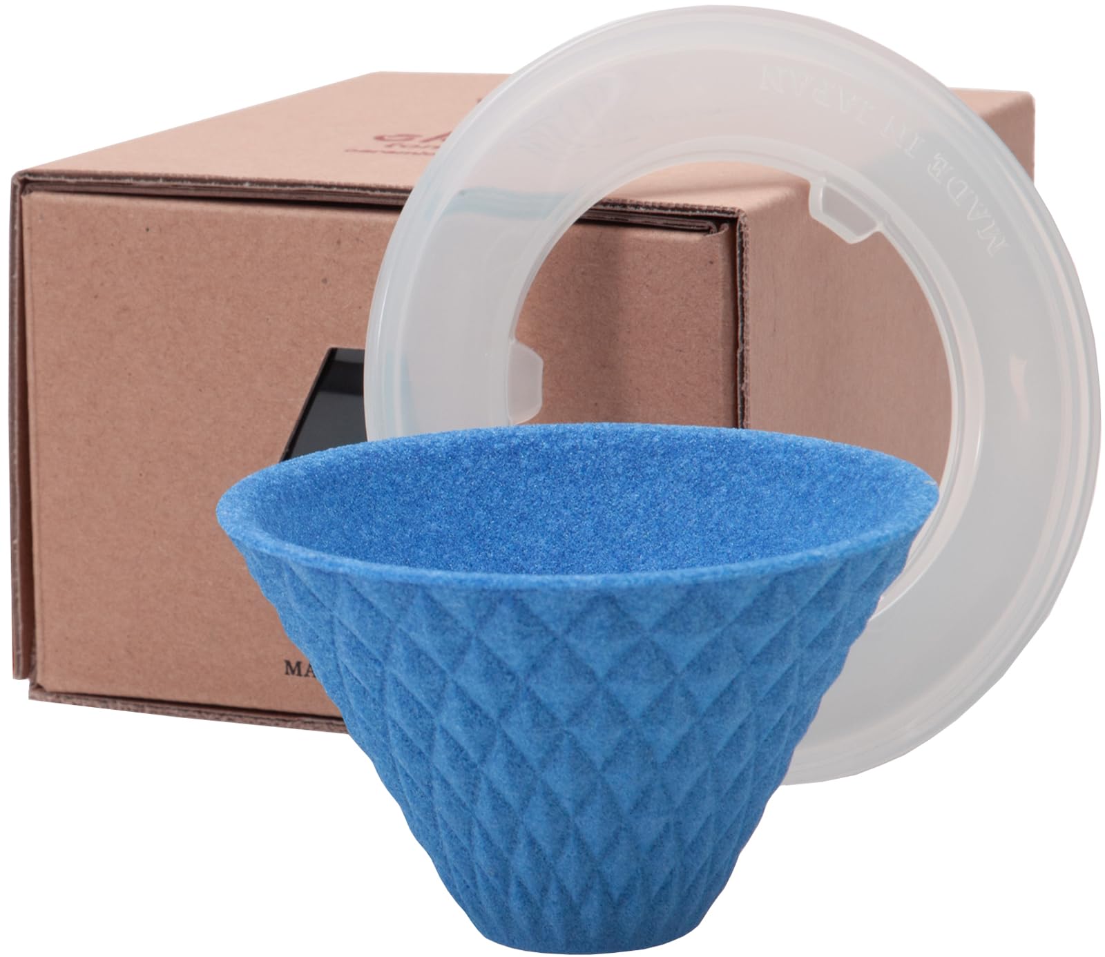 

Hasami Ware Ceramic Coffee ekubo One Ultramarine No Paper Filter Easy to Clean Filter, Drip, Single-Cup, Blue, ek-00009, Required,