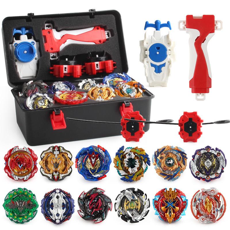 Supply 12 Crack Gyro Attack Sets, With Two-Way Launcher Combat Gyro Toolbox Gift