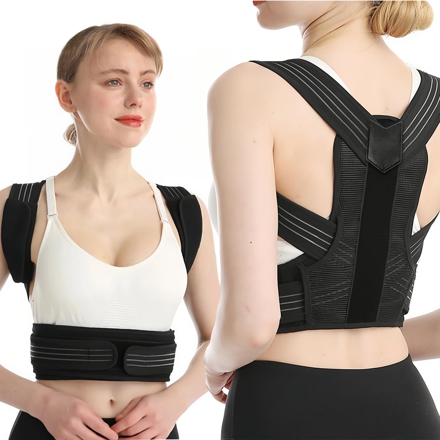 

2025 REPETRI TECH Осанка Пояс для осанки от Wrapped Shoulder Hunchback Shoulder Blade Supporter с подушкой [Под наблюдением мануального терапевта]