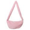 Adorable Plush Tote Bag For Women Soft And Chic In Black White Khaki Pink