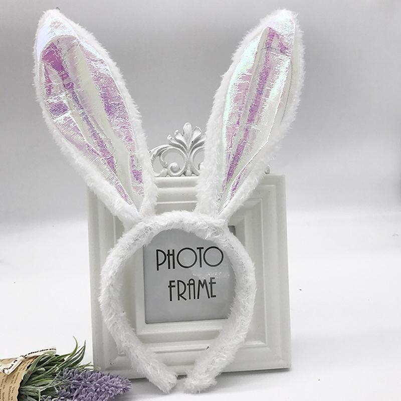 Bunny Ear Headband Prop Plush Hairband Costume Bunny Party Easter Decorations