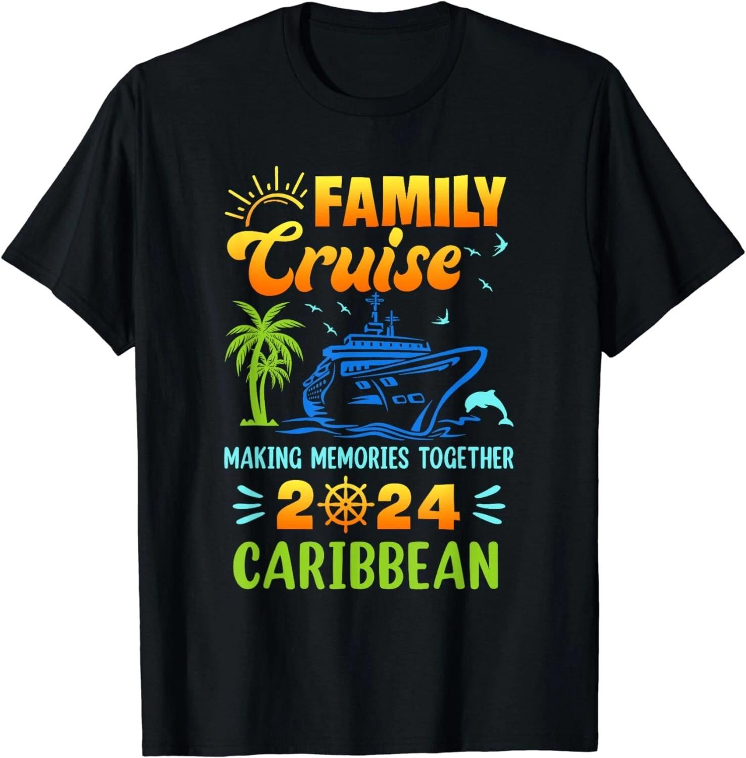 Caribbean Cruise 2024 Family Friends Group Vacation Matching Gift Unisex T-Shirt XL