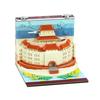 Handmade 3D Paper Architecture Memo Pad Creative Miniature Desk Ornament Sticky Notes Block