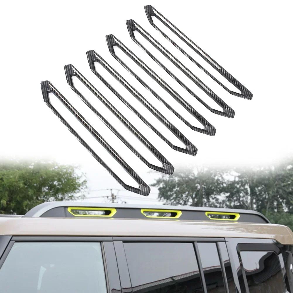 6Pcs Roof Iuggage Rack Strip Plate Cover For Chery For Jetour For Traveler 2024 2024 For Jetour T2 Vehicle Accessories