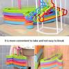 Multi-Color Plastic Clothes Hanger Organizer Rack – Durable Space-Saving Holder for Closet Organization – Convenient, Sturdy Hanger Storage Stand