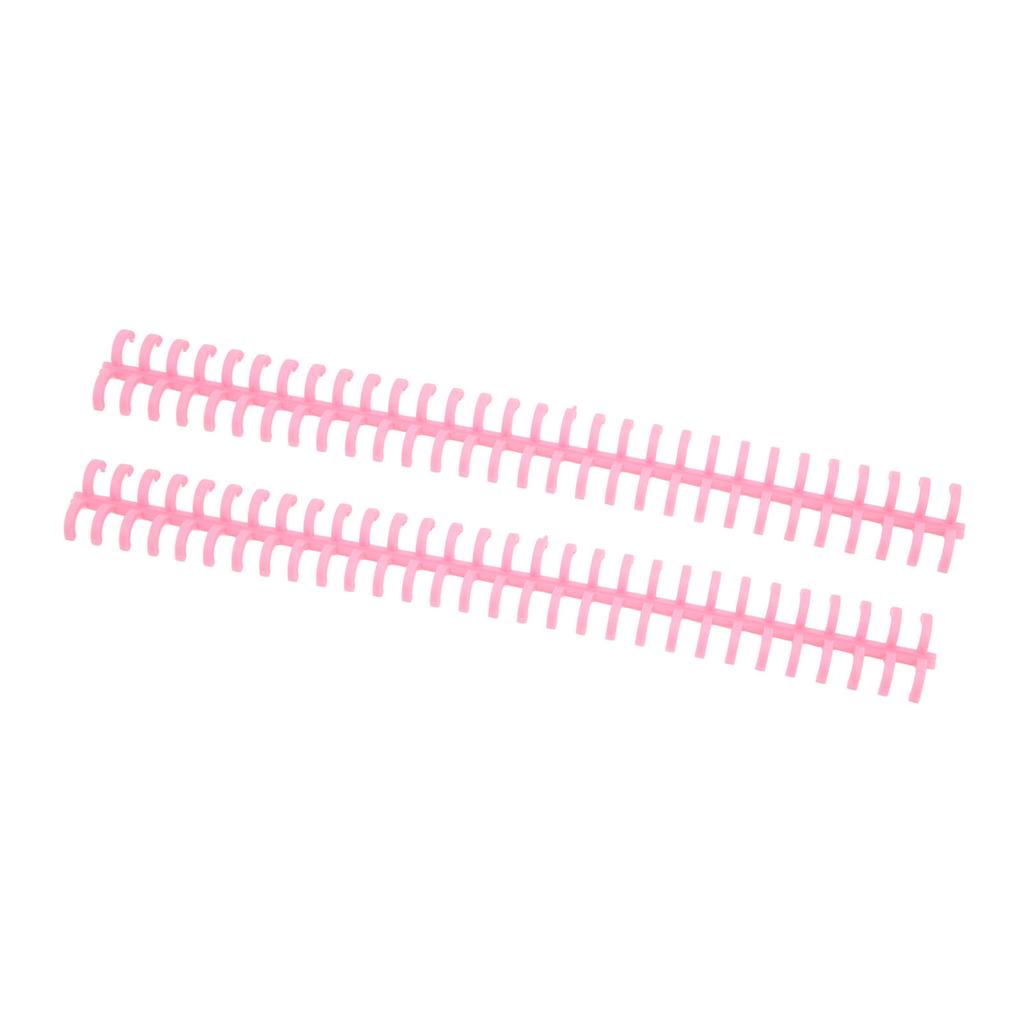 10 Pcs Loose Leaf Binding Spine 30 Hole Cuttable Wear Resistant PP Plastic 10mm Binding Comb for Student