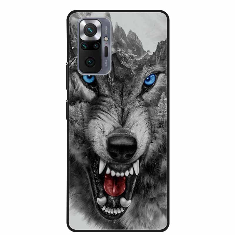 Per Xiaomi Redmi Note 10 Pro Custodia Moda Morbido Silicone Cover per Telefono per Redmi Note10 Pro Max Coque M2101K6G Paraurti Cool Funda